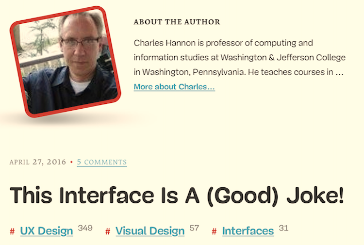 Essay at Smashing Magazine.